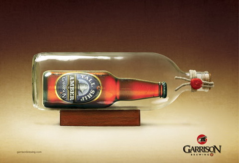 Garrison Brewing Company - Ship in a bottle.
